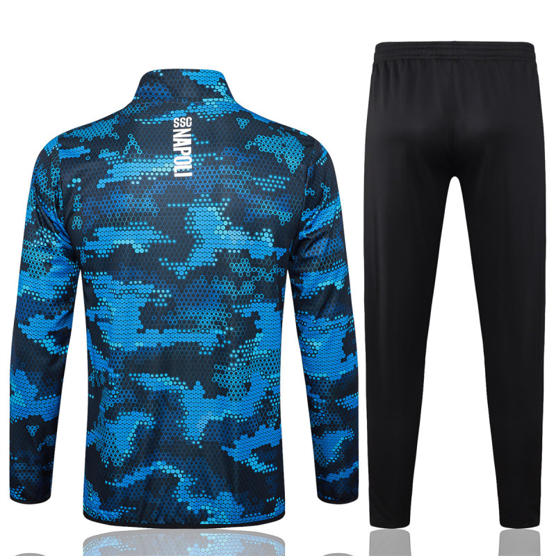 Mens Napoli Jacket + Pants Training Suit Blue 2024/25