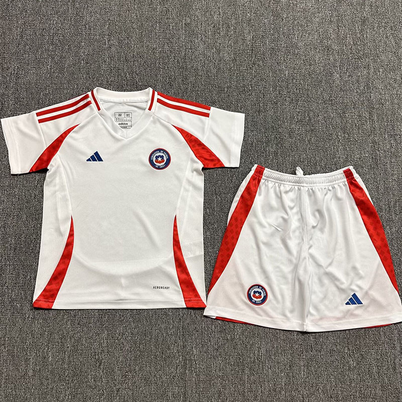 24-25 Chile Away Kids Soccer Jersey