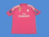 2014-2015  Real Madrid  Away Pink Retro Soccer Jersey