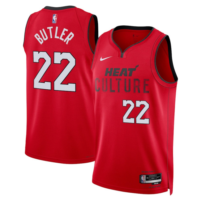 Mens Miami Heat Nike Red 2024/25 Swingman Jersey - City Edition