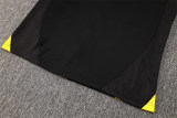 Mens Borussia Dortmund Jacket + Pants Training Suit Black 2024/25