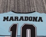 Kids Retro Argentina Maradona Jersey 2001