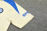 Mens Inter Milan Short Training Suit Yellow 2024/25