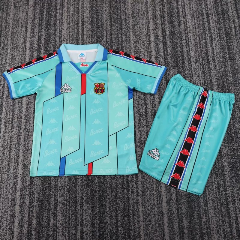Kids Retro Barcelona Away Jersey 1996/97