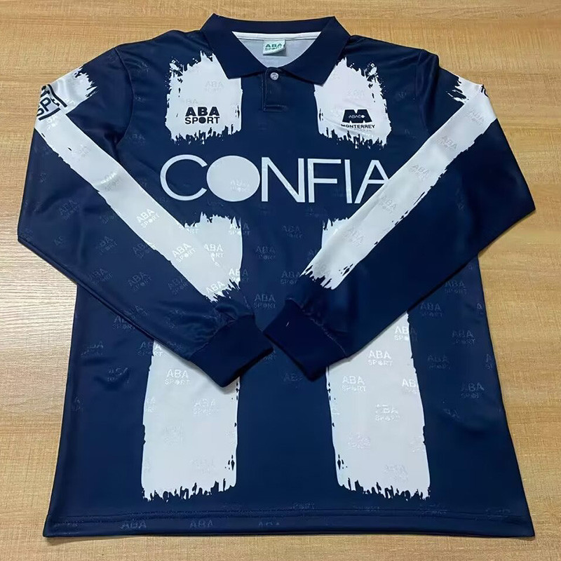 1995-1996 Monterrey Away Long Sleeve Retro Soccer Jersey