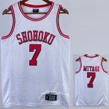 2023 SHOHOKU MIYAGI #7 White Top Quality Hot Pressing NBA Jersey