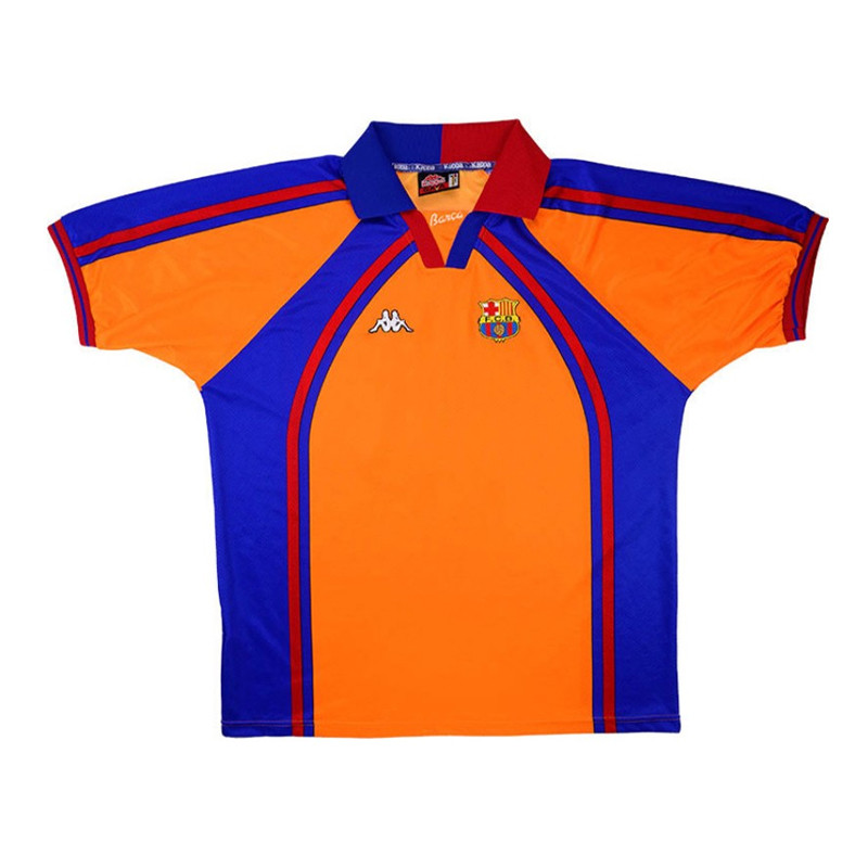 Mens Barcelona Retro Away Champions League Jersey 1997/98