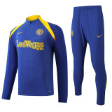 24-25 INT Fancy blue Half Pull Tracksuit