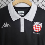 24-25 Monaco Black 100th Anniversary Fans Soccer Jersey