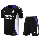 24-25 Real Madrid Black Training Short Suit