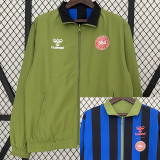 24-25 Denmark Green & Blue Double Sided Windbreaker