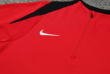 2024 NK Red Half Pull Tracksuit