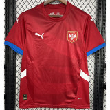 24-25 Serbia Home Fans Soccer Jersey