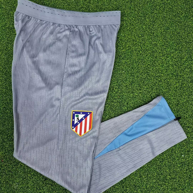 24-25 Atletico Madrid  Grey Training Long Pants (Have Pocket)