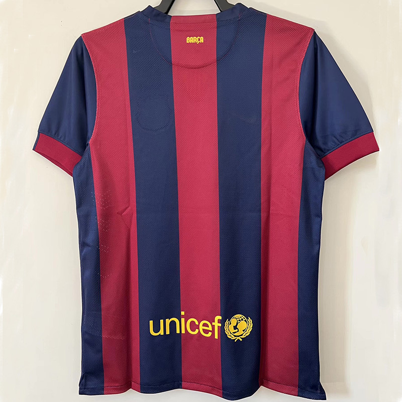 2014-2015 Mens Barcelona Home Retro Soccer Jersey