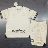 23-24 ACM Cream Color Joint Edition Kids Soccer Jersey