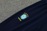 24-25 Brazil Fancy blue Jacket Tracksuit