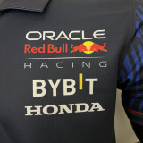 2023 F1 Red Bull Royal Blue Polo Racing Suit
