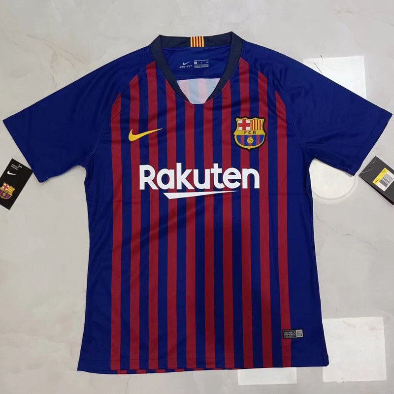 2018-2019 Mens Barcelona  Home Retro Soccer Jersey