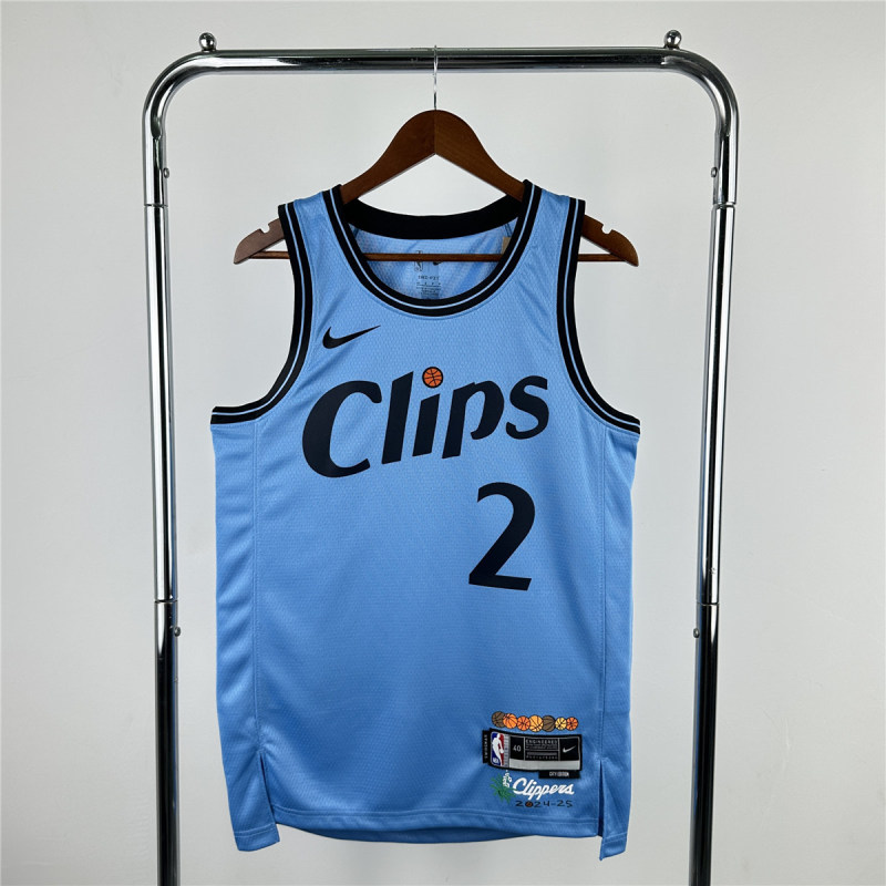 Mens Los Angeles Clippers Nike Blue 2024/25 Swingman Jersey - City Edition