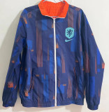 24-25 Netherlands Orange & Blue Double Sided Windbreaker