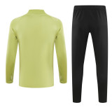 2024 NK Army Green Kids Half Pull Tracksuit