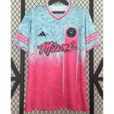 24-25 Inter Miami Pink Blue Special Edition Fans Soccer Jersey