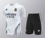 24-25  Real Madrid White Training Short Suit