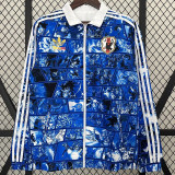 2024 Japan Anime Edition Blue & White Double Sided Windbreaker