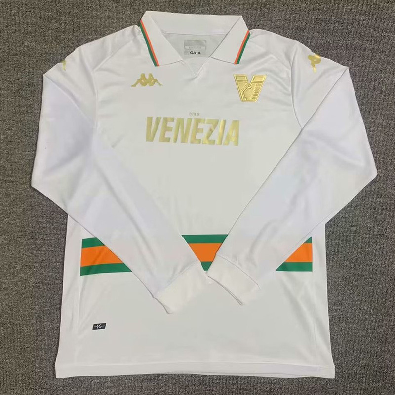 23-24 Venezia FC Away Long Sleeve Soccer Jersey