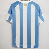 2010 Argentina Home Retro Soccer Jersey
