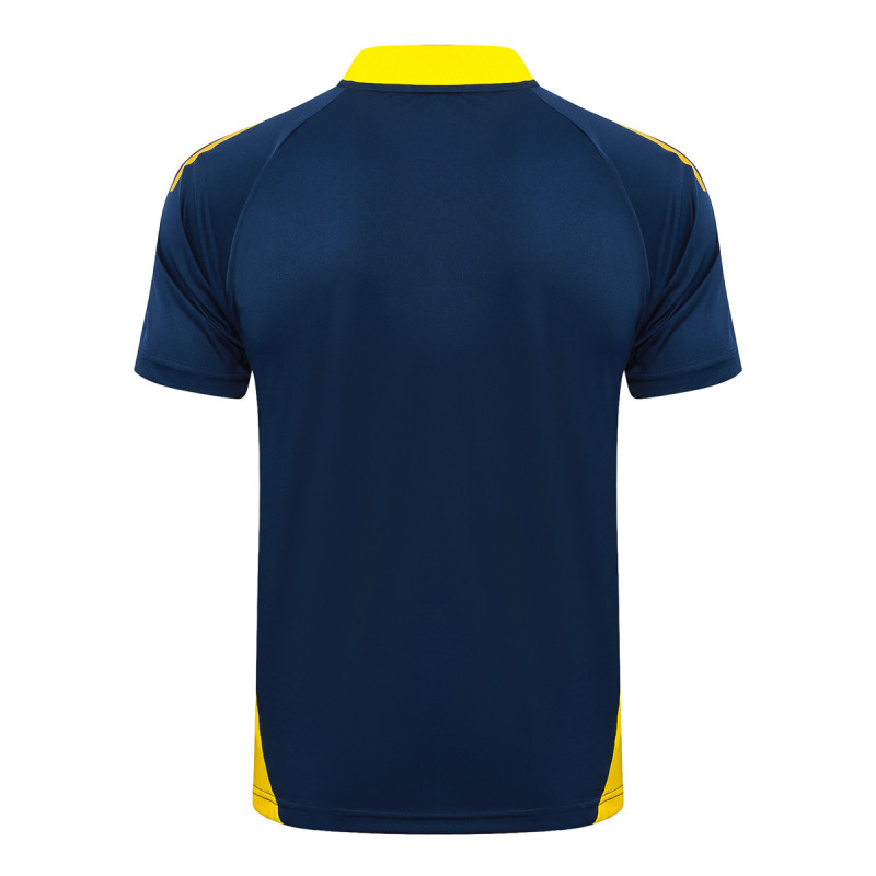 Mens Real Madrid Polo Shirt Royal 2024/25
