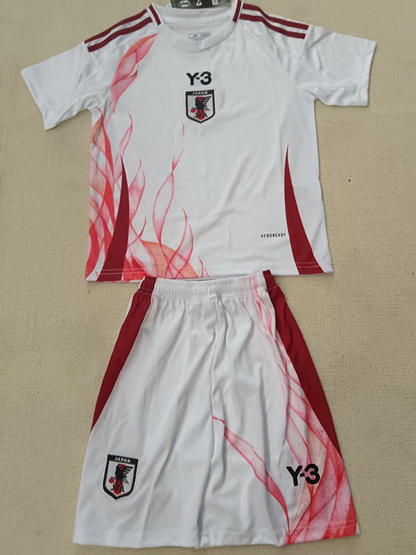 24-25 Japan Y-3 Away Kids Soccer Jersey