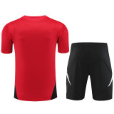 24-25 Man Utd Red Training Short Suit