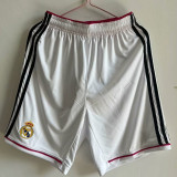 2014-2015  Real Madrid Home White Retro Shorts Pants