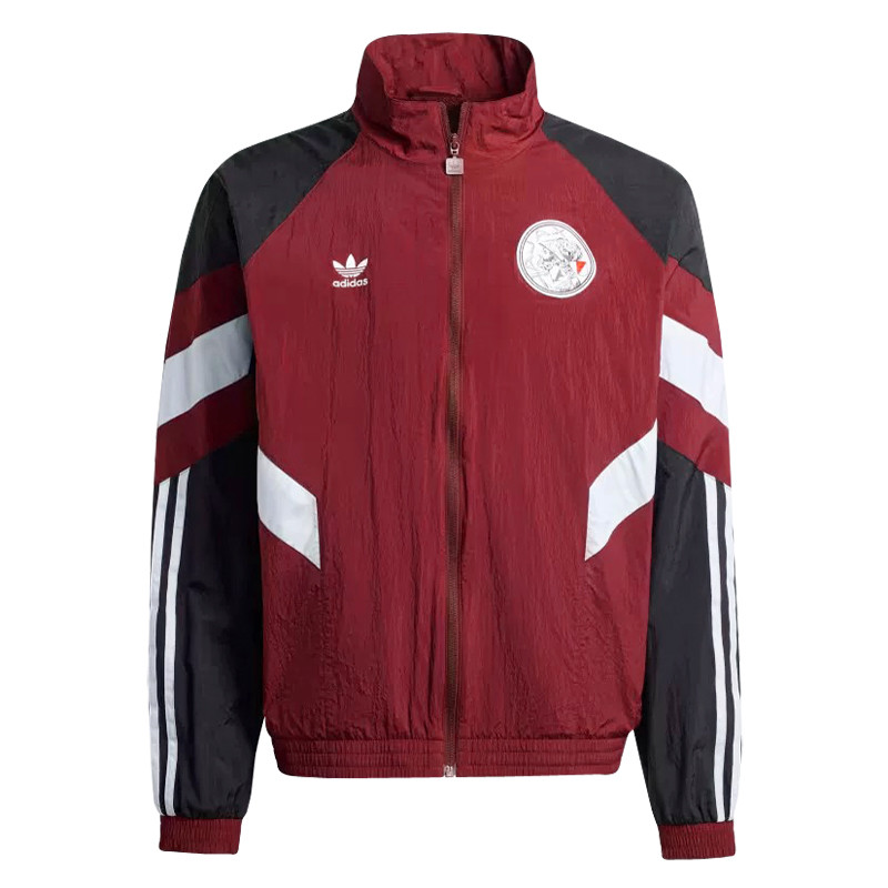 Mens Ajax All Weather Windrunner Jacket Red Classic
