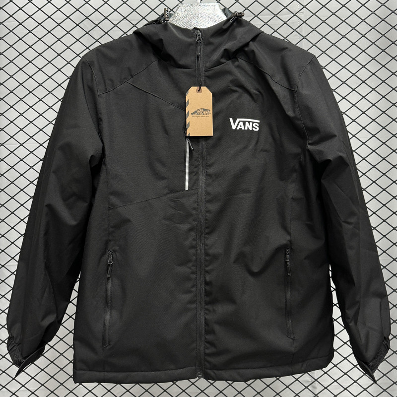 2024 VANS Velvet Thickened warm Black Outdoor Jackets