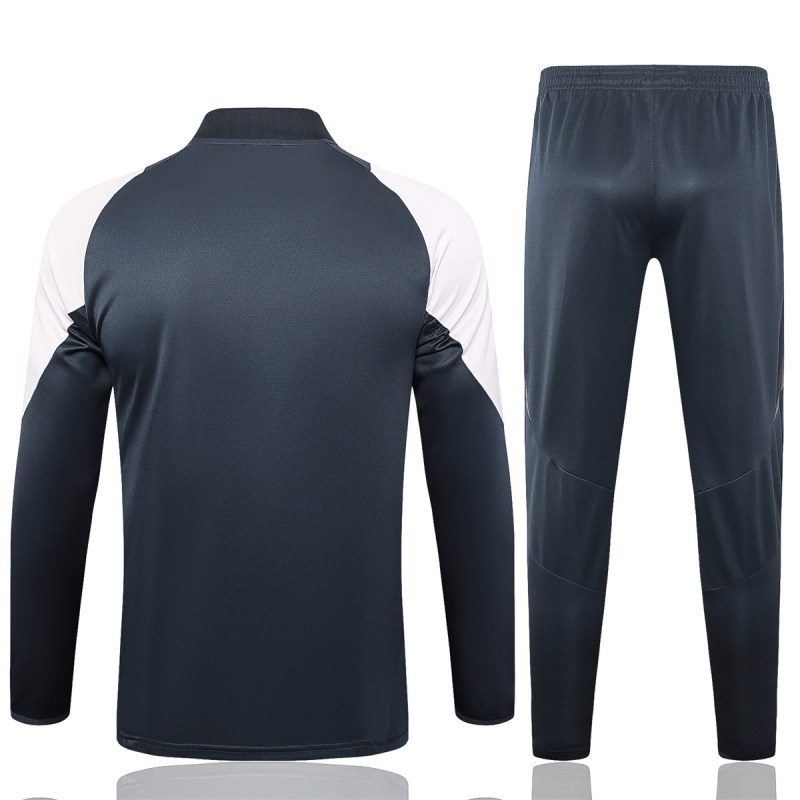 Mens Real Madrid Training Suit Grey 2024/25