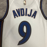 22-23 Wizards AVDIJA #9 White Top Quality Hot Pressing NBA Jersey (Retro Logo)