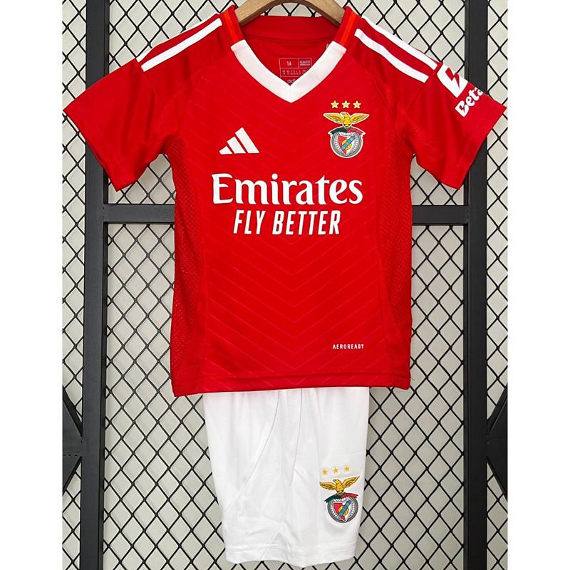 24-25 Benfica Home Kids Soccer Jersey