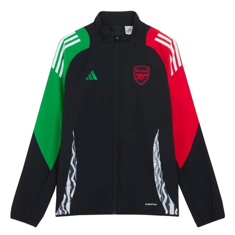 Mens Arsenal All Weather Windrunner Jacket Black 2024/25