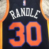 22-23 KNICKS RANDLE #30 Black Top Quality Hot Pressing NBA Jersey (Trapeze Edition)