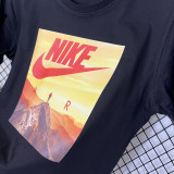 T257 NK Black High Quality Casual T-Shirt