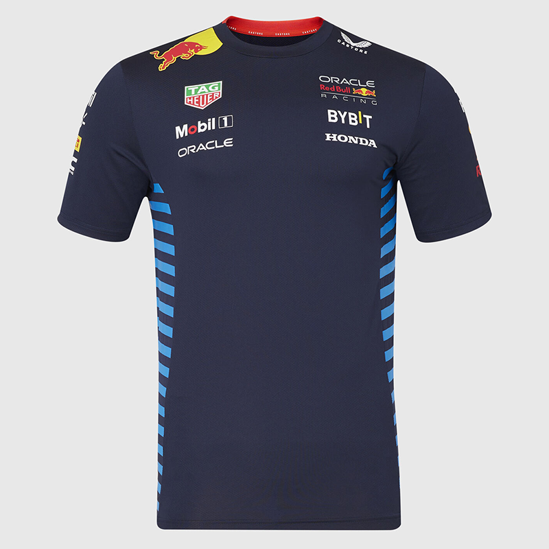 2024 F1 Red Bull Royal Blue T-Shirts Racing Suit