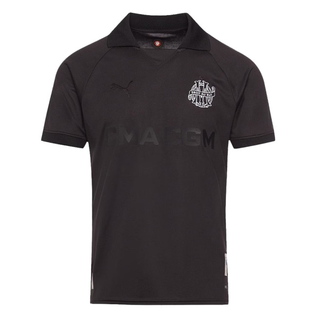 Mens Olympique Marseille 130th Anniversary Goalkeeper Black Jersey 2024/25