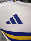 24-25 Boca Juniors Away Long Sleeve Player Version Soccer Jersey