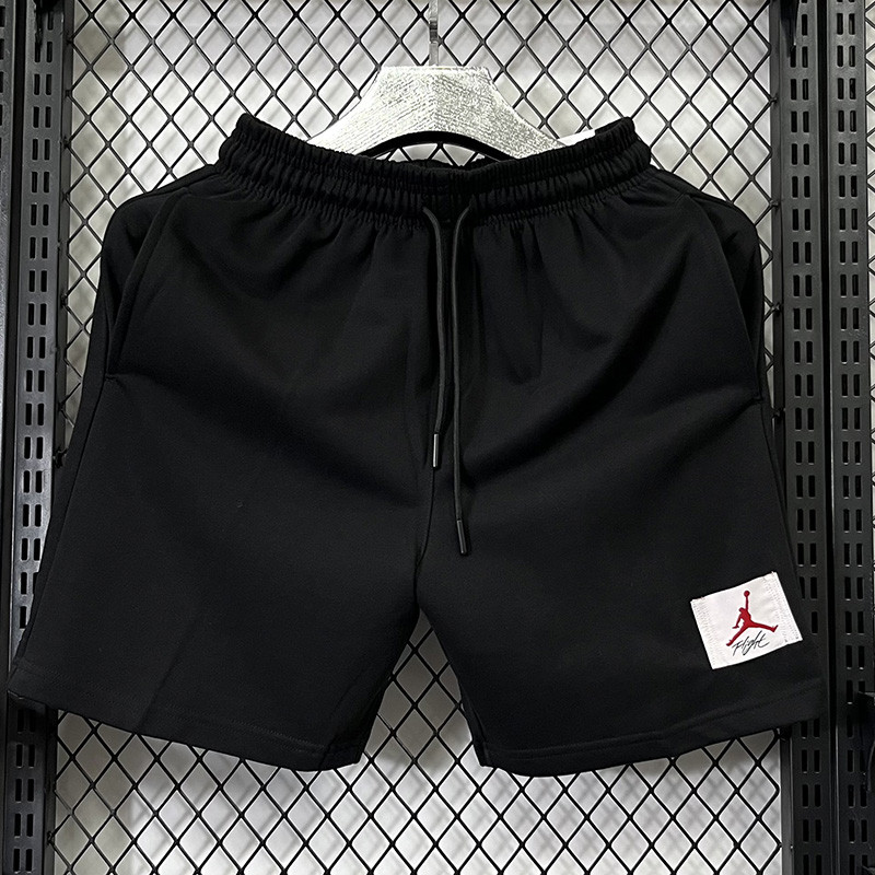 M001 Jordan Black Pure Cotton Fabric Casual Short Pants