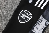 Mens Arsenal Jacket + Pants Training Suit Black 2024/25