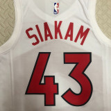 22-23 Raptors SIAKAM #43 White Top Quality Hot Pressing NBA Jersey