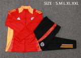 Mens Bayern Munich Jacket + Pants Training Suit Red 2024/25